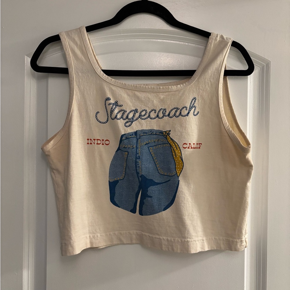 Stagecoach Graphic Crop Top